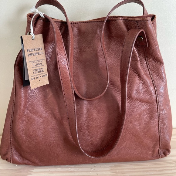 NWT American Leather Co Liberty Shopper Cordovan Smooth ALC1041 MSRP 195.00 - Picture 8 of 9